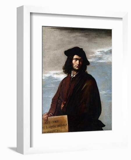 Self Portrait, C.1641-Salvator Rosa-Framed Giclee Print