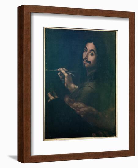 Self Portrait, C.1642-Salvator Rosa-Framed Giclee Print