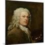 Self Portrait, c.1735-40-William Hogarth-Mounted Giclee Print