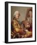 Self Portrait, C.1790 (Oil on Canvas)-Alexander Roslin-Framed Giclee Print