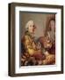 Self Portrait, C.1790 (Oil on Canvas)-Alexander Roslin-Framed Giclee Print