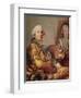 Self Portrait, C.1790 (Oil on Canvas)-Alexander Roslin-Framed Giclee Print