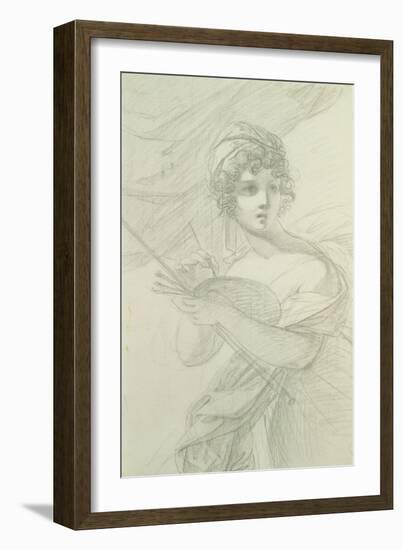 Self Portrait, C.1800-Elisabeth Louise Vigee-LeBrun-Framed Giclee Print