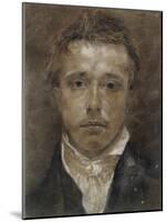 Self-Portrait, C.1824 (Black Chalk, Heightened with White, on Buff Paper)-Samuel Palmer-Mounted Giclee Print