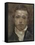 Self-Portrait, C.1824 (Black Chalk, Heightened with White, on Buff Paper)-Samuel Palmer-Framed Stretched Canvas