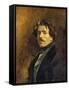 Self-Portrait, C. 1837-Eugene Delacroix-Framed Stretched Canvas