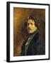 Self-Portrait, C. 1837-Eugene Delacroix-Framed Giclee Print