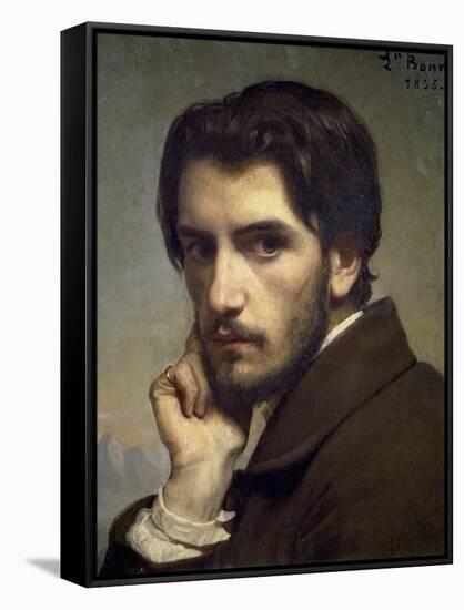 Self Portrait, c.1855-Leon Joseph Florentin Bonnat-Framed Stretched Canvas