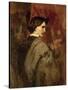Self Portrait, c.1860-Anselm Feuerbach-Stretched Canvas