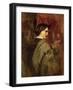 Self Portrait, c.1860-Anselm Feuerbach-Framed Giclee Print