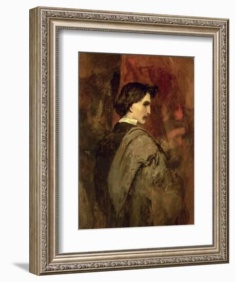 Self Portrait, c.1860-Anselm Feuerbach-Framed Giclee Print