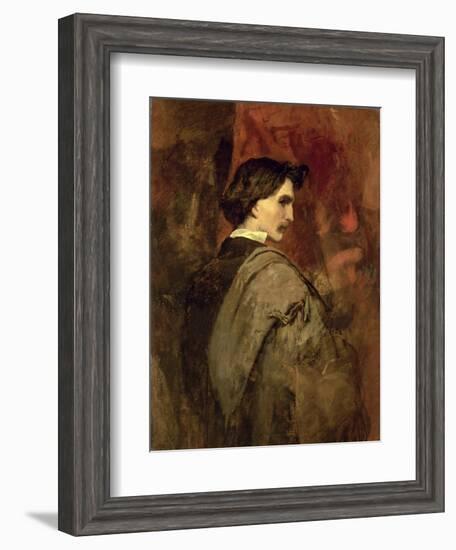 Self Portrait, c.1860-Anselm Feuerbach-Framed Giclee Print