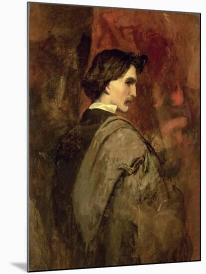 Self Portrait, c.1860-Anselm Feuerbach-Mounted Giclee Print