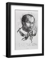 Self Portrait, C.1860-Charles Pierre Baudelaire-Framed Photographic Print