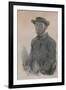 'Self-Portrait', c.1860s, (1946)-Edgar Degas-Framed Giclee Print