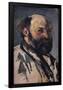 Self-portrait', c.1877-1880, Oil on canvas, 25,5 x 14,5 cm-PAUL CEZANNE-Framed Poster