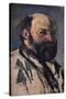 Self-portrait', c.1877-1880, Oil on canvas, 25,5 x 14,5 cm-PAUL CEZANNE-Stretched Canvas