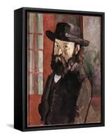 Self Portrait, C.1879-82 (Oil on Canvas)-Paul Cezanne-Framed Stretched Canvas