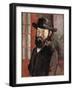 Self Portrait, C.1879-82 (Oil on Canvas)-Paul Cezanne-Framed Giclee Print