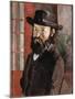 Self Portrait, C.1879-82 (Oil on Canvas)-Paul Cezanne-Mounted Giclee Print