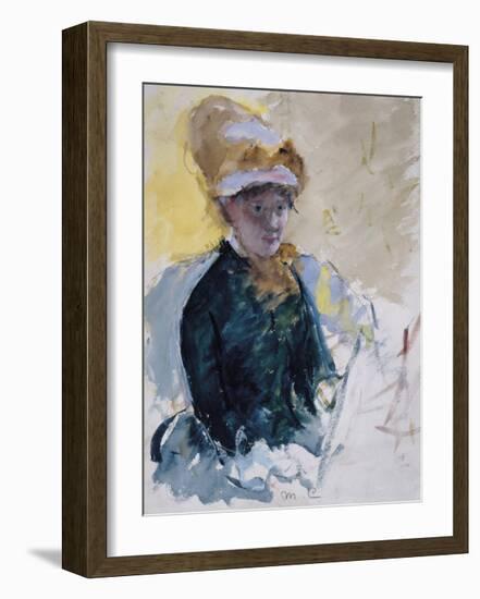 Self Portrait, c.1880-Mary Stevenson Cassatt-Framed Premium Giclee Print