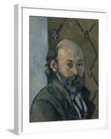 Self Portrait, C. 1880-Paul Cézanne-Framed Giclee Print