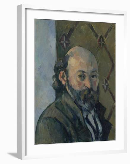 Self Portrait, C. 1880-Paul Cézanne-Framed Giclee Print