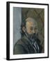 Self Portrait, C. 1880-Paul Cézanne-Framed Giclee Print