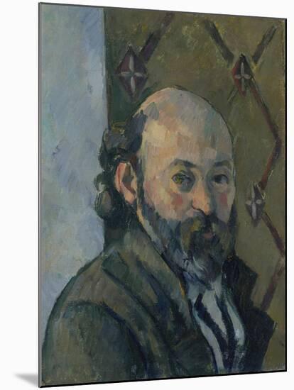 Self Portrait, C. 1880-Paul Cézanne-Mounted Giclee Print