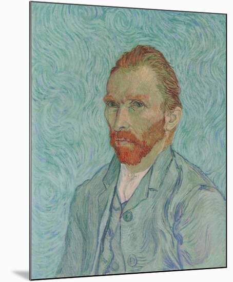 Self-Portrait, c.1889-Vincent van Gogh-Mounted Collectable Print