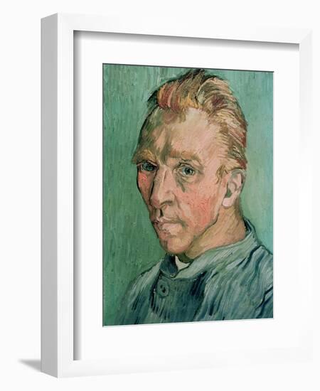 Self Portrait, c.1889-Vincent van Gogh-Framed Giclee Print