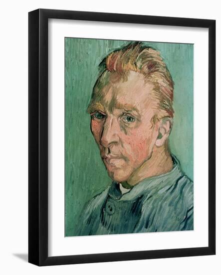 Self Portrait, c.1889-Vincent van Gogh-Framed Giclee Print