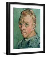 Self Portrait, c.1889-Vincent van Gogh-Framed Giclee Print