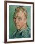 Self Portrait, c.1889-Vincent van Gogh-Framed Giclee Print