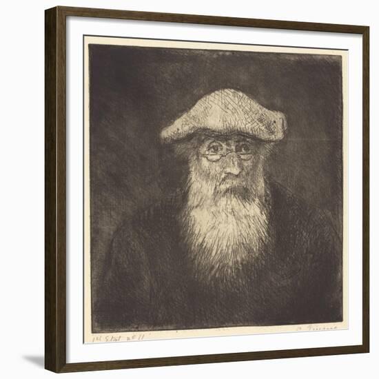 Self-Portrait, C.1890-Camille Pissarro-Framed Giclee Print