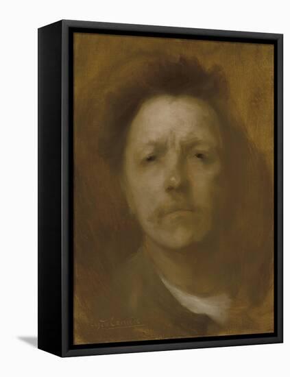 Self-Portrait, c.1893-Eugene Carriere-Framed Stretched Canvas