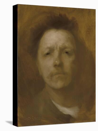 Self-Portrait, c.1893-Eugene Carriere-Stretched Canvas