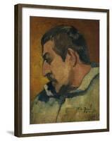 Self-Portrait, c.1896-Paul Gauguin-Framed Giclee Print