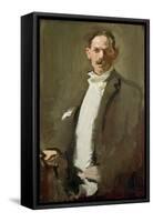 Self Portrait, C.1900 (Panel)-Samuel John Peploe-Framed Stretched Canvas