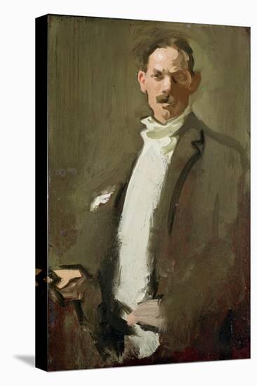 Self Portrait, C.1900 (Panel)-Samuel John Peploe-Stretched Canvas