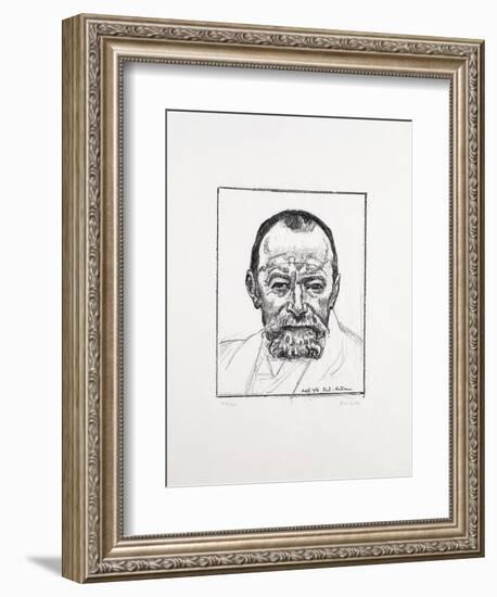 Self Portrait, C. 1916-8-Ferdinand Hodler-Framed Giclee Print