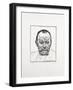 Self Portrait, C. 1916-8-Ferdinand Hodler-Framed Giclee Print