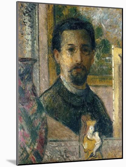 Self-Portrait, C.1916-Gustave Loiseau-Mounted Giclee Print