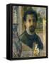 Self-Portrait, C.1916-Gustave Loiseau-Framed Stretched Canvas