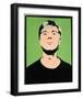 Self-Portrait, c.1964 (on green)-Andy Warhol-Framed Art Print