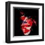 Self-Portrait, c.1986 (red, white and blue camo)-Andy Warhol-Framed Giclee Print