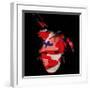 Self-Portrait, c.1986 (red, white and blue camo)-Andy Warhol-Framed Giclee Print