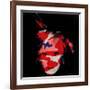 Self-Portrait, c.1986 (red, white and blue camo)-Andy Warhol-Framed Giclee Print