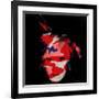 Self-Portrait, c.1986 (red, white and blue camo)-Andy Warhol-Framed Giclee Print