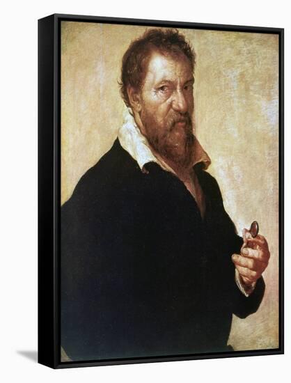 Self Portrait, C1550-1566-Lambert Lombard-Framed Stretched Canvas